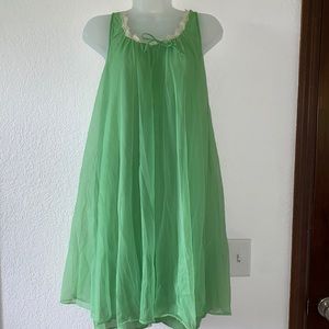 VINTAGE Lisette chiffon night gown/ nightie.